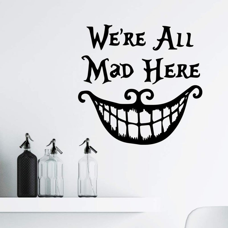 Rotumaty Halloween â€˜Smiling Faceâ€™ Thriller Wall Decals Cool Wall Sticker for Bedroom Living Room Home Decoration Party Wall Art Decor - Image 1